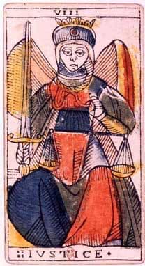 Tarot name meaning 8 Justice Jean Dodal